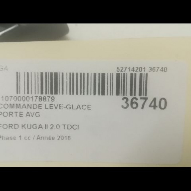 Commande lève-glace porte avant gauche occasion FORD KUGA II Phase 1 09-2012->... 2.0 TDCI 150ch 2033890 3