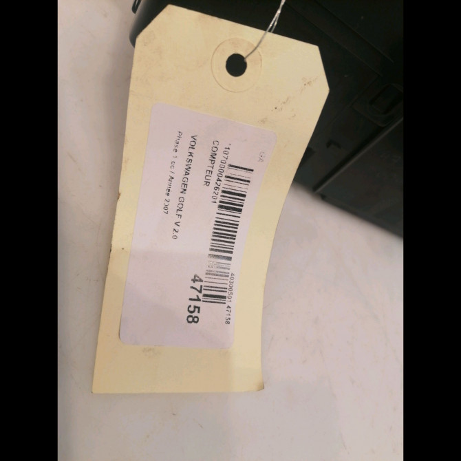 Compteur occasion VOLKSWAGEN GOLF V Phase 1 11-2003->10-2008 2.0 TDI 140ch 1K0920874BZ02 4