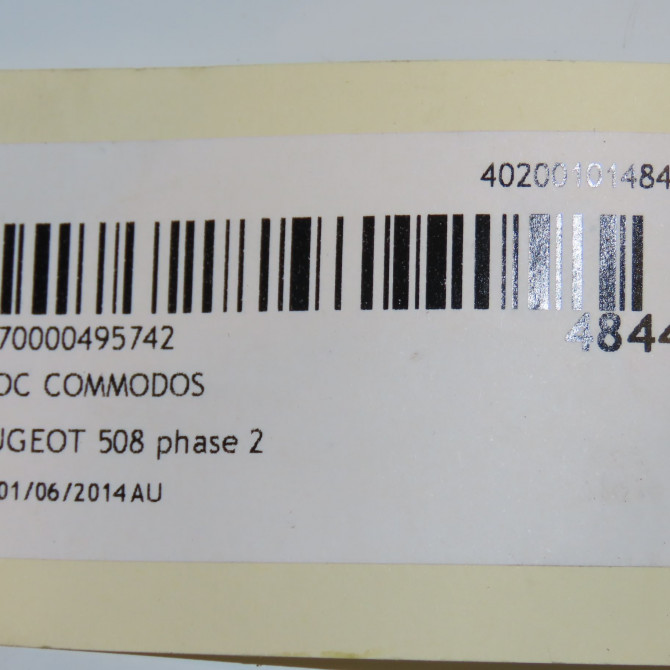 Bloc commodos occasion PEUGEOT 508 phase 2 06-2014->... 98199449ZD 4