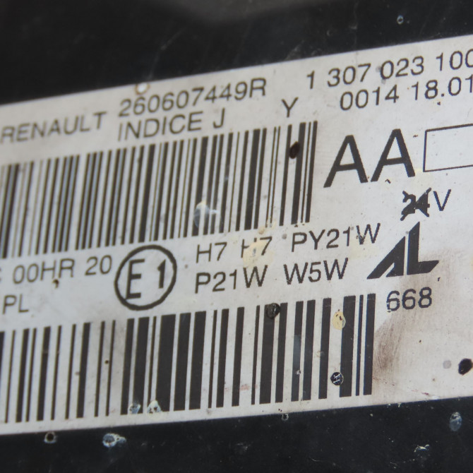 Phare gauche occasion  260609764R 5