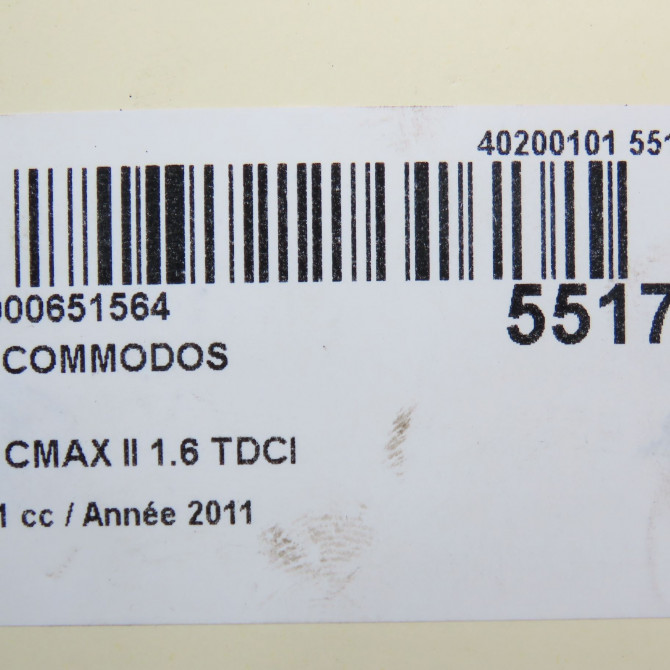 Bloc commodos occasion FORD CMAX II Phase 1 09-2010->09-2015 1.6 TDCI 115ch 6