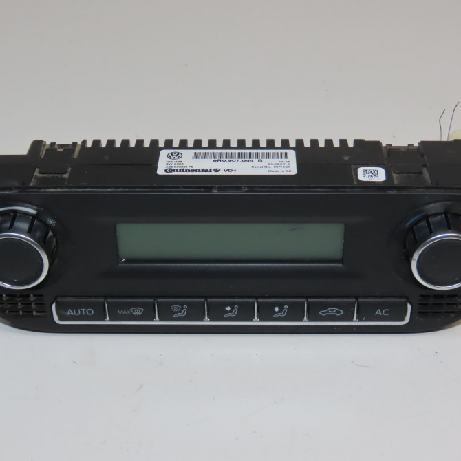 Commande de chauffage occasion VOLKSWAGEN POLO V POLO V Phase 1 2009-09-01->2014-05-31 1.6 TDI 90 6R0907044BWZU 1