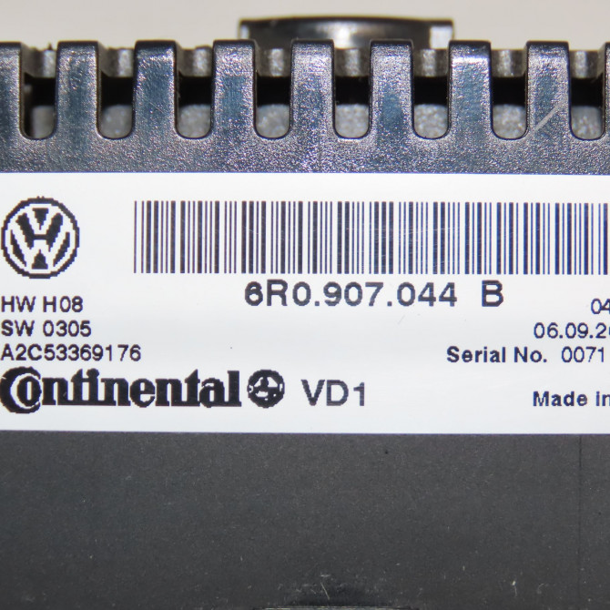 Commande de chauffage occasion VOLKSWAGEN POLO V POLO V Phase 1 2009-09-01->2014-05-31 1.6 TDI 90 6R0907044BWZU 4