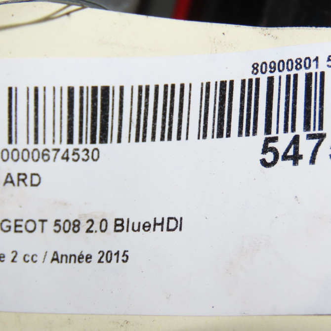 Feu arrière droit occasion PEUGEOT 508 phase 2 06-2014->... 2.0 BlueHDI 180ch 9807242680 6
