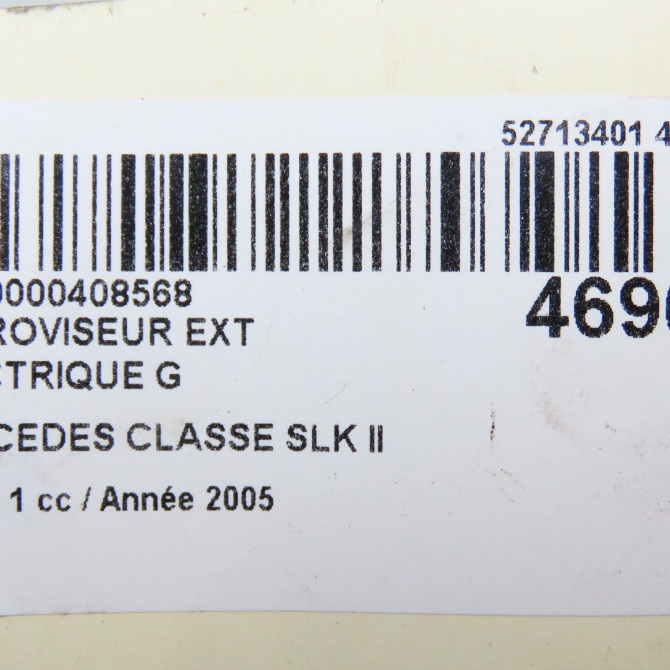 Retroviseur exterieur electrique gauche occasion MERCEDES CLASSE SLK II Phase 1 03-2004->04-2008 200K 163ch 171810057628 6