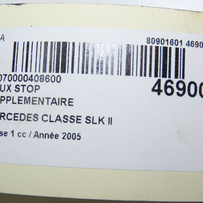 Feux stop supplementaire occasion MERCEDES CLASSE SLK II Phase 1 03-2004->04-2008 200K 163ch 1718200056 5