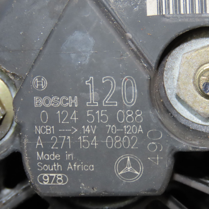 Alternateur occasion MERCEDES CLASSE SLK II Phase 1 03-2004->04-2008 200K 163ch 9061102 6