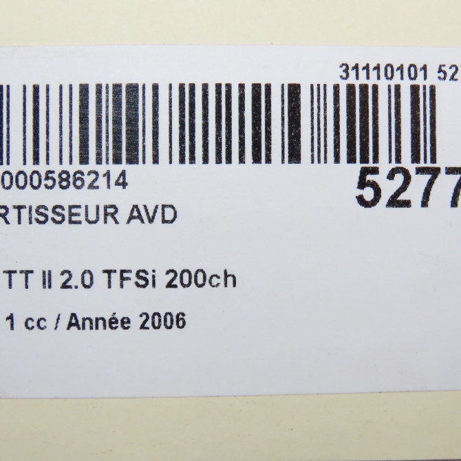 Amortisseur avant droit occasion AUDI TT II Phase 1 09-2006->04-2010 2.0 TFSi 200ch 8J0413031R 7