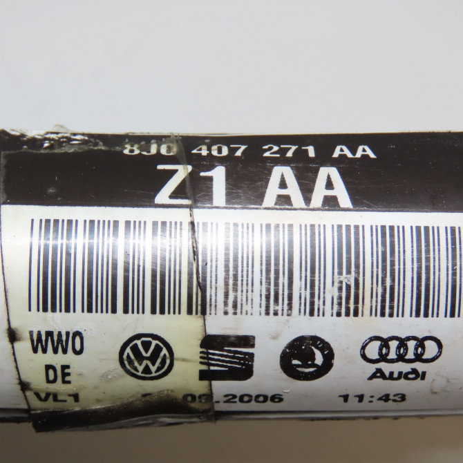 Transmission avant gauche occasion AUDI TT II Phase 1 09-2006->04-2010 2.0 TFSi 200ch 3Q0407271 4