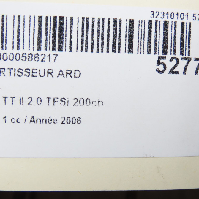 Amortisseur arrière droit occasion AUDI TT II Phase 1 09-2006->04-2010 2.0 TFSi 200ch 8J0513029P 7