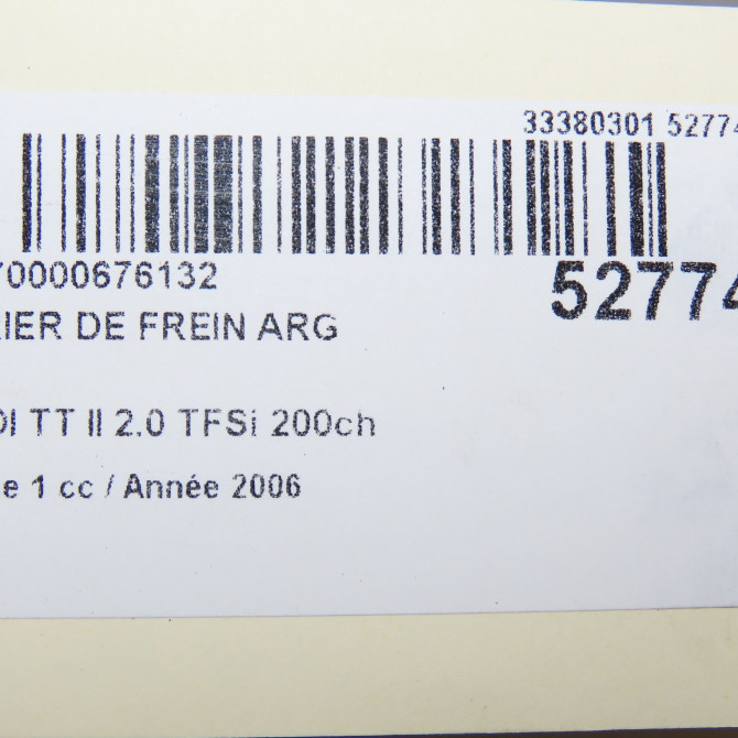 Etrier de frein arrière gauche occasion AUDI TT II Phase 1 09-2006->04-2010 2.0 TFSi 200ch 1K0615423N 4