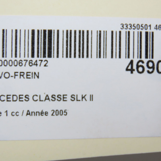 Servo-frein occasion MERCEDES CLASSE SLK II Phase 1 03-2004->04-2008 200K 163ch 54308930 7
