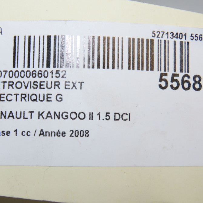 Retroviseur exterieur electrique gauche occasion RENAULT KANGOO II Phase 1 01-2008->03-2013 1.5 DCI 70ch 963027201R 6