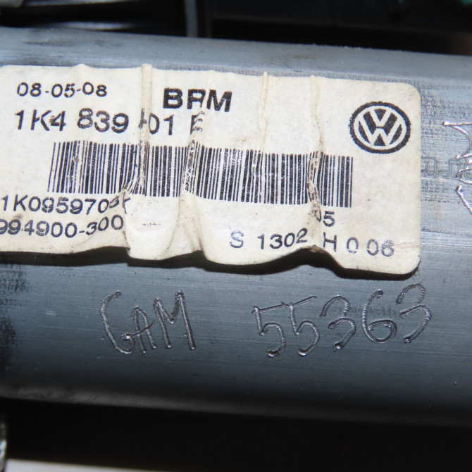 Mecanisme+moteur leve-glace arg occasion VOLKSWAGEN GOLF V Phase 1 11-2003->10-2008 1.9 TDI 105ch 1K4839461A 4