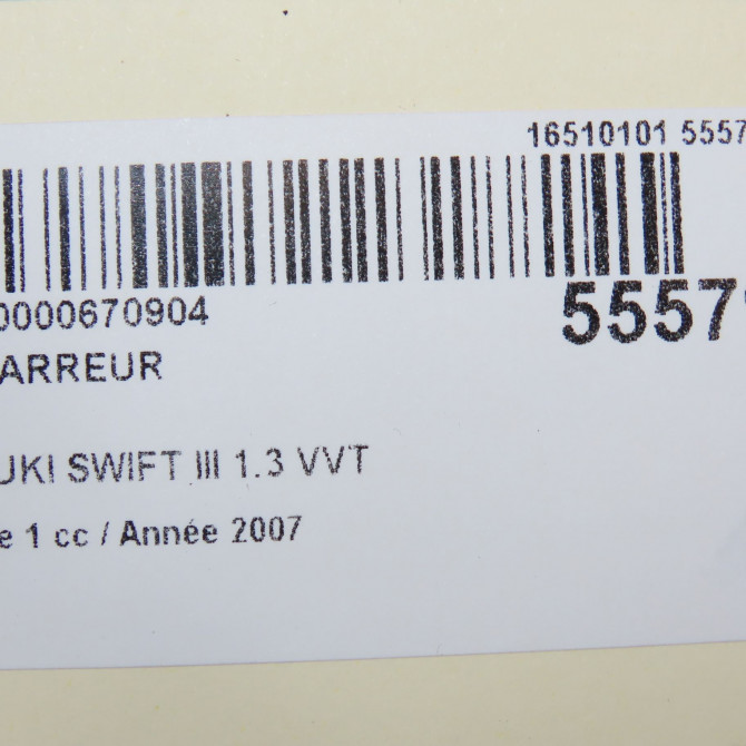 Démarreur occasion SUZUKI SWIFT III Phase 1 03-2005->09-2011 1.3 VVT 3110063J01 6