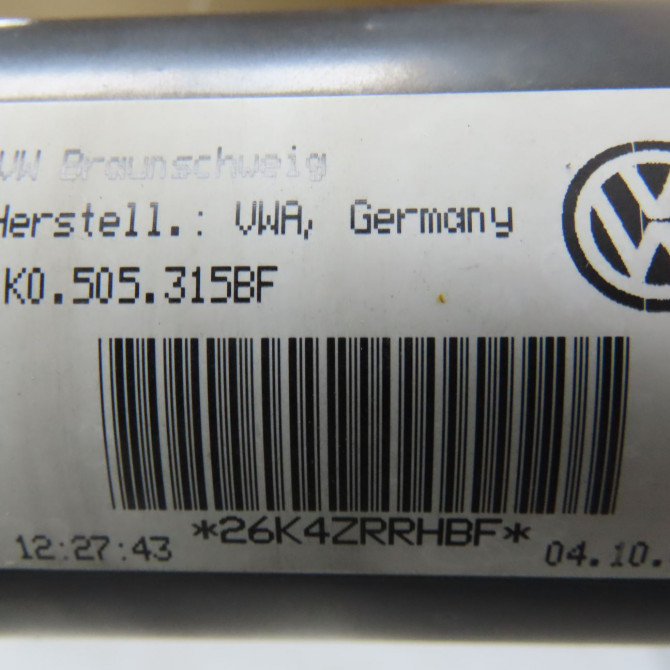 Train arrière occasion AUDI TT II Phase 1 09-2006->04-2010 2.0 TFSi 200ch 1K0505315BM 5