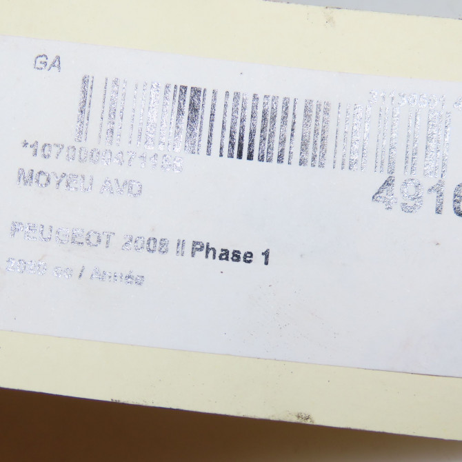 Moyeu avd occasion PEUGEOT 9822351880 3