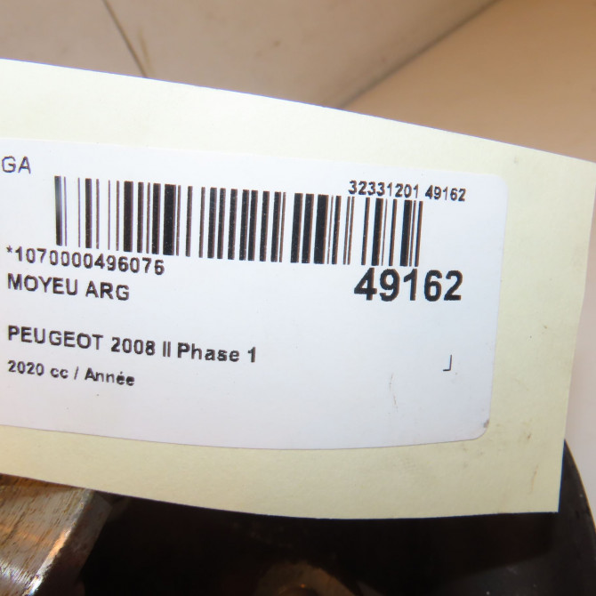 Moyeu arg occasion PEUGEOT 9822539980 3