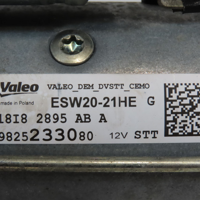 Démarreur occasion PEUGEOT 308 II Phase 1 04-1995->04-1999 1.5 BlueHDI 100ch 9832577880 5