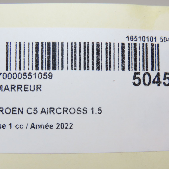 Démarreur occasion  9832577880 7