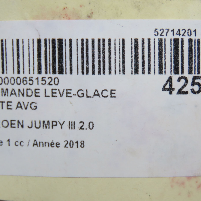 Commande lève-glace porte avant gauche occasion CITROEN 146 Phase 1 04-1995->04-1999 2.0 BLUEHDI 180ch 98329368ZD 6