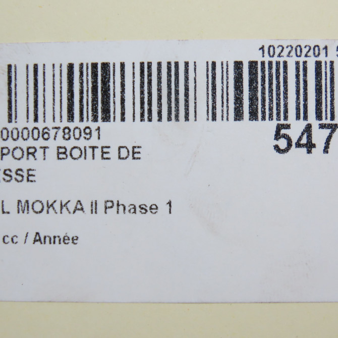 Support boite de vitesse occasion OPEL 6