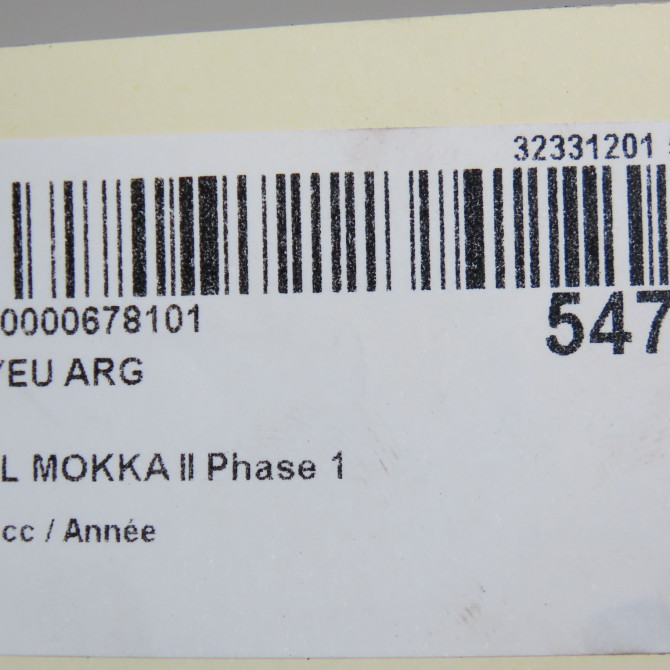 Moyeu arg occasion OPEL 9822539980 5