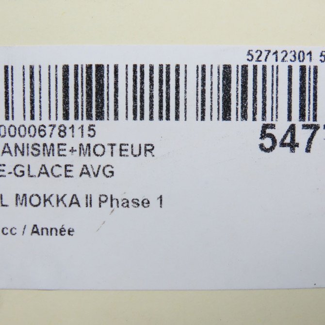 Mecanisme+moteur leve-glace avg occasion OPEL 9828130780 8