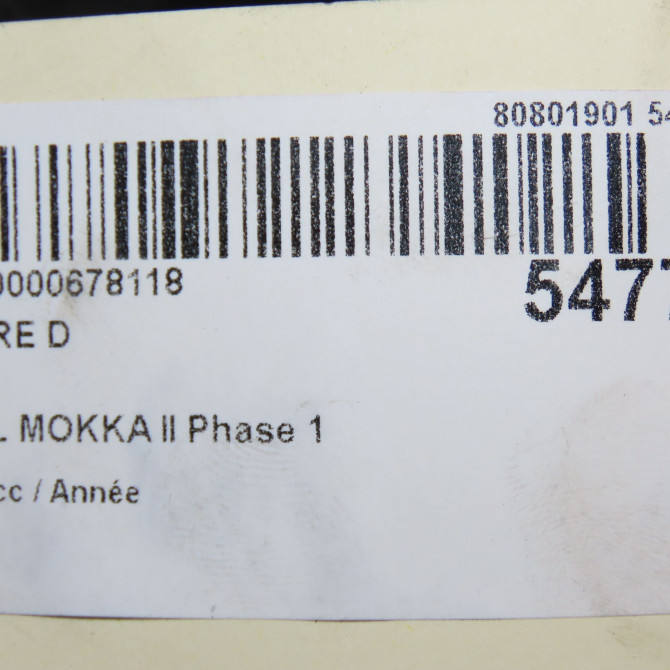 Phare droit occasion OPEL 9837331580 6