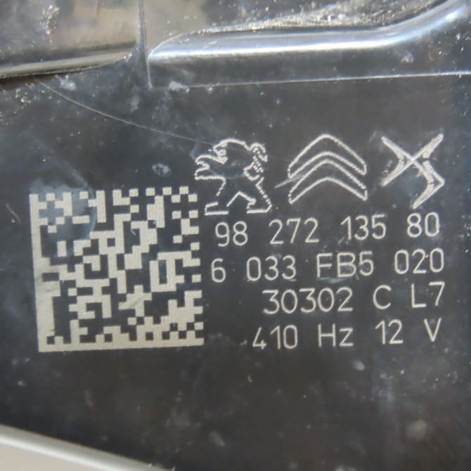 Klaxon  / avertisseur occasion OPEL 9827213580 4