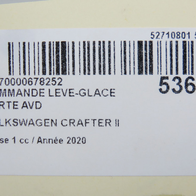 Commande lève-glace porte avant droite occasion VOLKSWAGEN 146 Phase 1 04-1995->04-1999 2.0 TDI 177ch 5G0959855KWHS 5