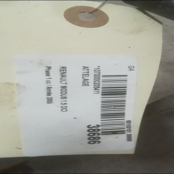 Attelage occasion RENAULT MODUS Phase 1 09-2004->12-2007 1.5 DCI 80ch 2
