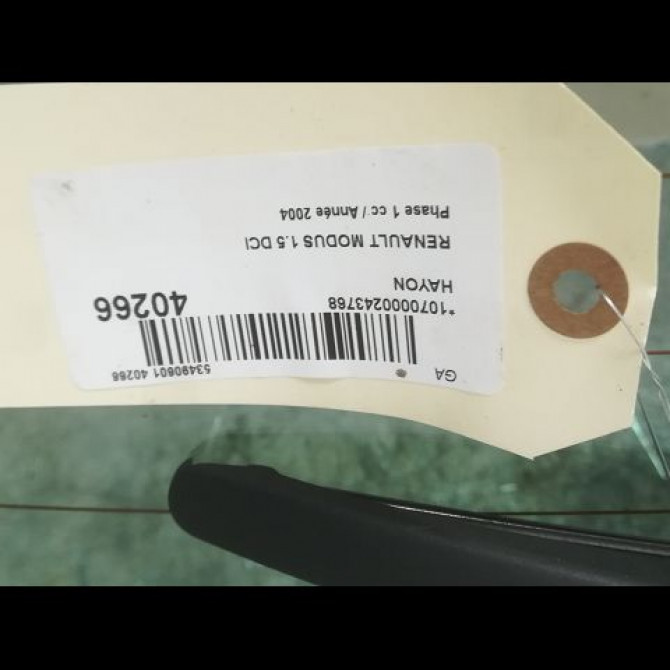 Hayon occasion RENAULT MODUS Phase 1 09-2004->12-2007 1.5 DCI 80ch 7751475523 4