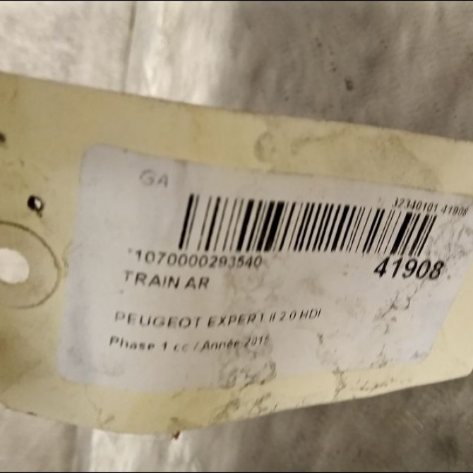 Train arrière occasion PEUGEOT EXPERT II Phase 1 01-2007->... 2.0 HDI 128ch 5148V0 4