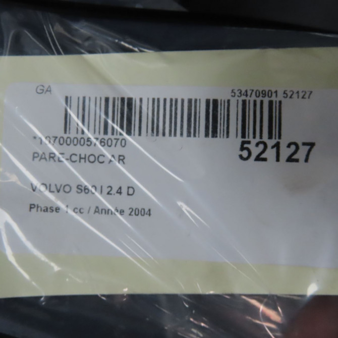 Pare-choc arrière occasion VOLVO S60 I Phase 1 09-2000->06-2004 2.4 D 39976934 8