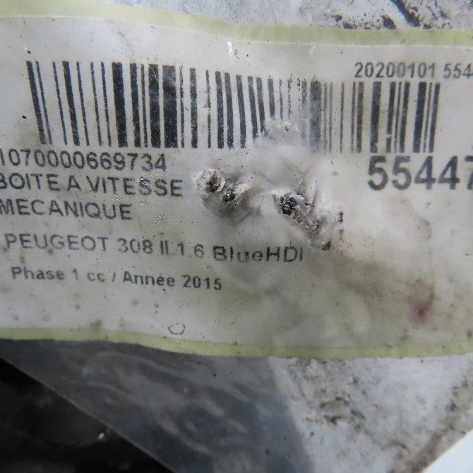 Boîte à vitesse mecanique occasion  9806281880 7