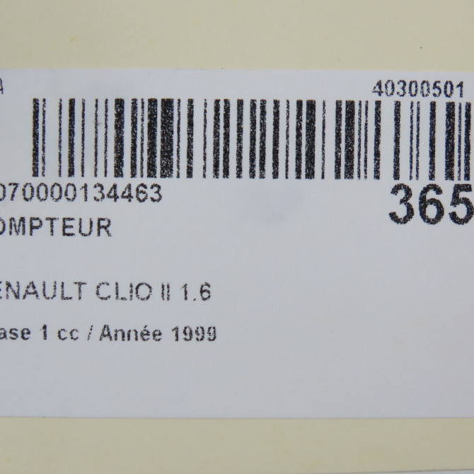 Compteur occasion RENAULT CLIO II Phase 1 03-1998->06-2001 1.6 8200054429 6