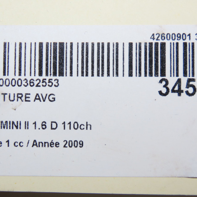 Ceinture avant gauche occasion MINI MINI II Phase 1 09-2006->12-2010 1.6 D 110ch 72112751225 6