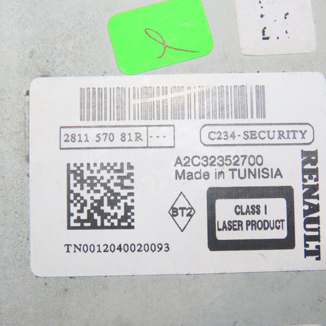 Autoradio occasion RENAULT SCENIC III Phase 2 12-2011->03-2013 1.6 DCI 130ch 281152620R 5