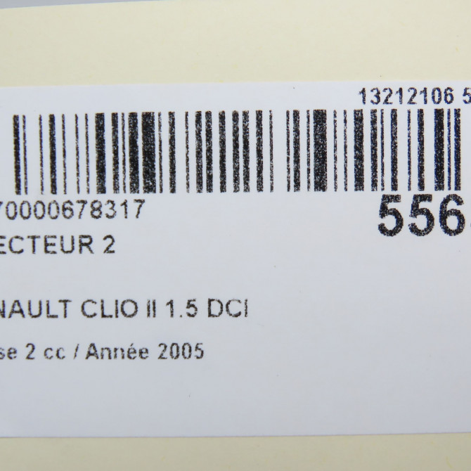 occasion RENAULT CLIO II Phase 2 06-2001->07-2006 1.5 DCI 70ch 166001137R 6