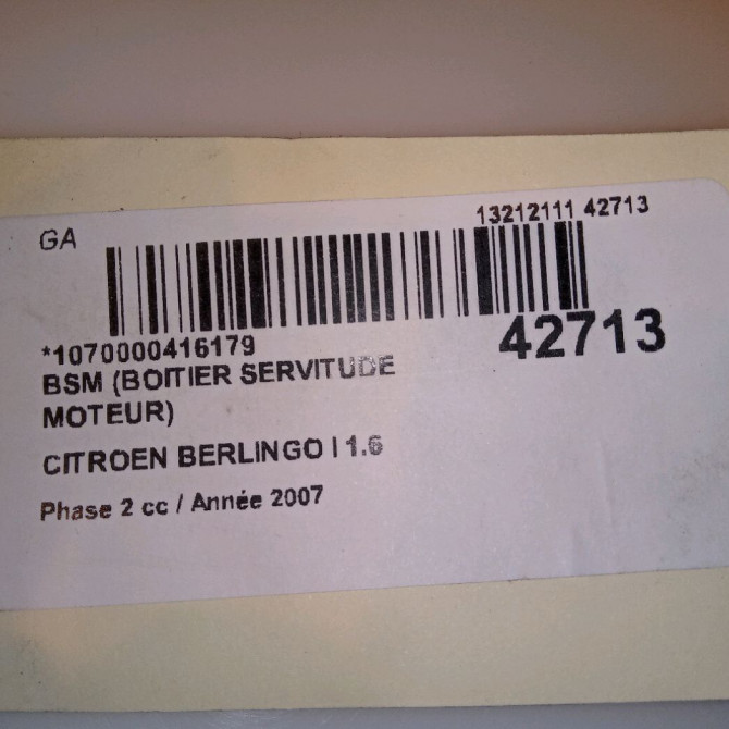 occasion CITROEN BERLINGO I Phase 2 11-2002->10-2010 1.6 HDi 75ch 4