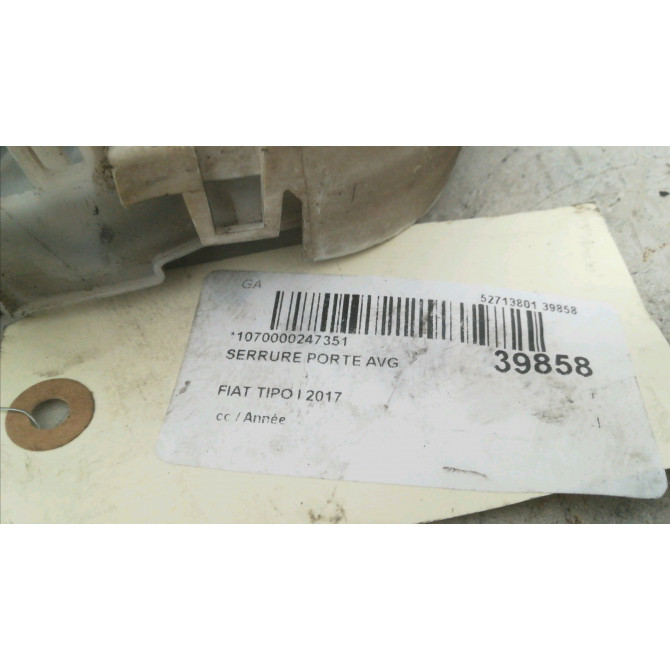 Serrure porte avg occasion FIAT TIPO I 51983603 3