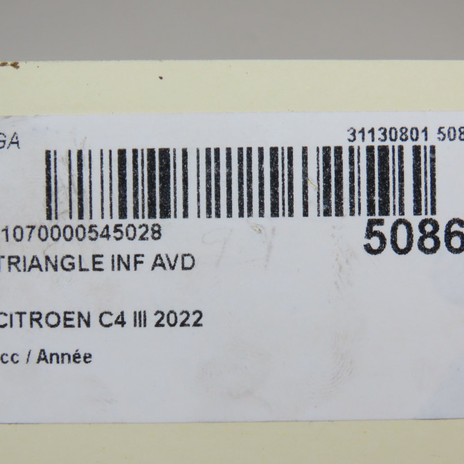Triangle inf avd occasion CITROEN 9831682780 5