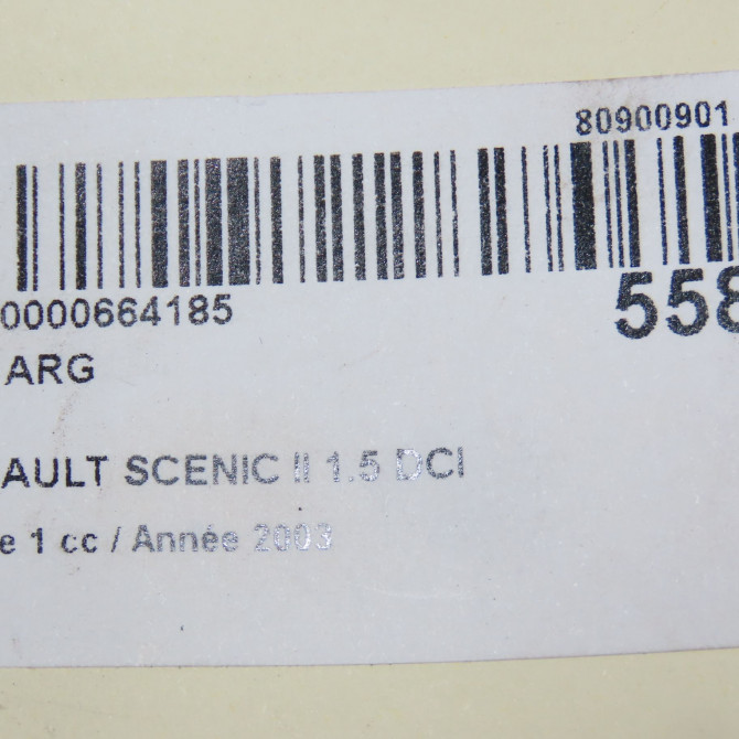 Feu arrière gauche occasion RENAULT SCENIC II Phase 1 03-2004->09-2006 1.5 DCI 80ch 8200127704 4
