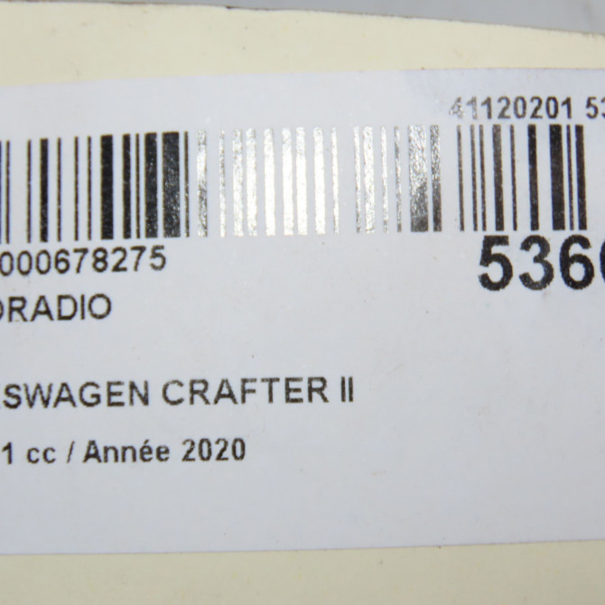 Autoradio occasion VOLKSWAGEN 146 Phase 1 04-1995->04-1999 2.0 TDI 177ch 5