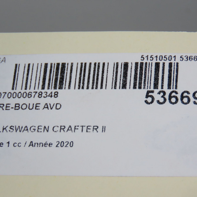 Pare-boue avant droit occasion VOLKSWAGEN 146 Phase 1 04-1995->04-1999 2.0 TDI 177ch 7C0809958G 4