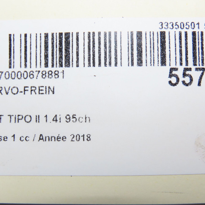 Servo-frein occasion FIAT TIPO II Phase 1 12-2015->... 1.4i 95ch 77367878 5