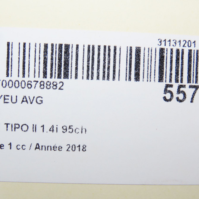 Moyeu avg occasion FIAT TIPO II Phase 1 12-2015->... 1.4i 95ch 52017379 4