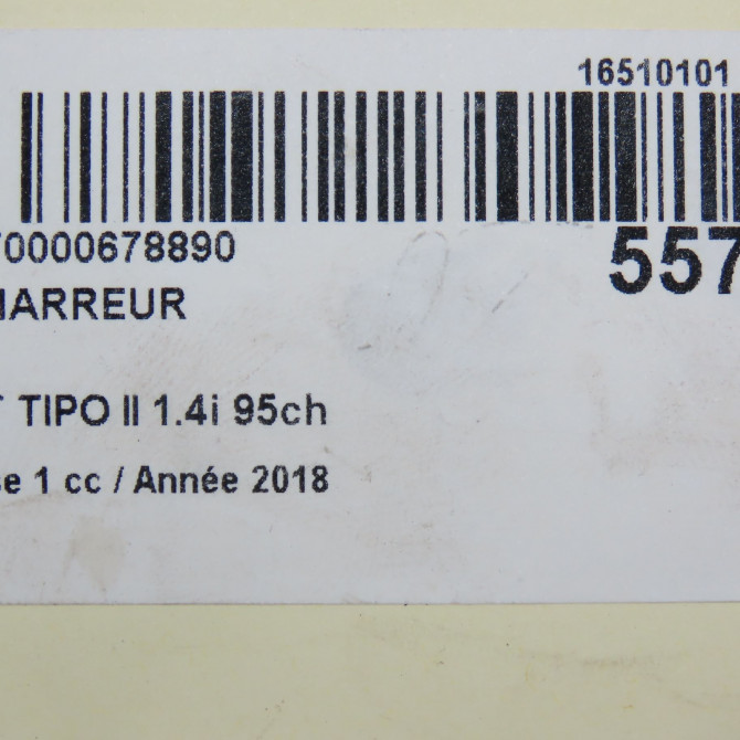 Démarreur occasion FIAT TIPO II Phase 1 12-2015->... 1.4i 95ch 51890631 7