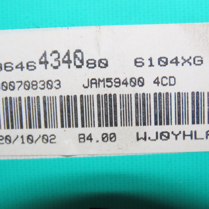 Compteur occasion CITROEN BERLINGO I Phase 2 11-2002->10-2010 1.9 D 6105QH 4